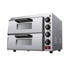 KRD Twin Deck Electric Pizza oven 4+4 pizzas of 8'' KPO2S