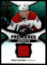 2018-19 Upper Deck Ice Premieres Jerseys Noah Juulsen Montreal Canadiens #IPJ-NJ