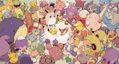 Anime pokmon go pikachu creatures games nintendo evee Play Gaming Mat Desk Game