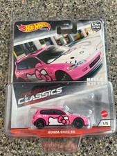 Hot Wheels Modern Classics FPY86 1:64 Honda Civic EG Hello Kitty