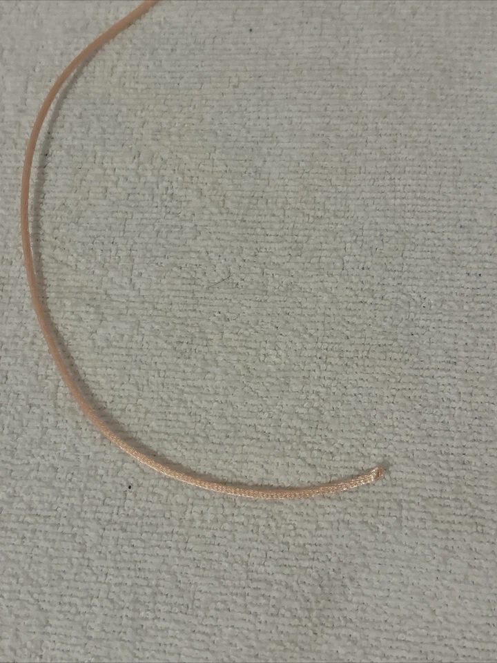 Auténtico Brazalete Cartier Melocotón Seda Cordón Cuerda Repuesto Love Trinity 63cm Foto 2 de 4