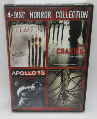 LET ME IN/APOLLO 18/PANDORUM/THE CRAZIES 4-FILM COLL. 4-DISC DVD HORROR SET, WS