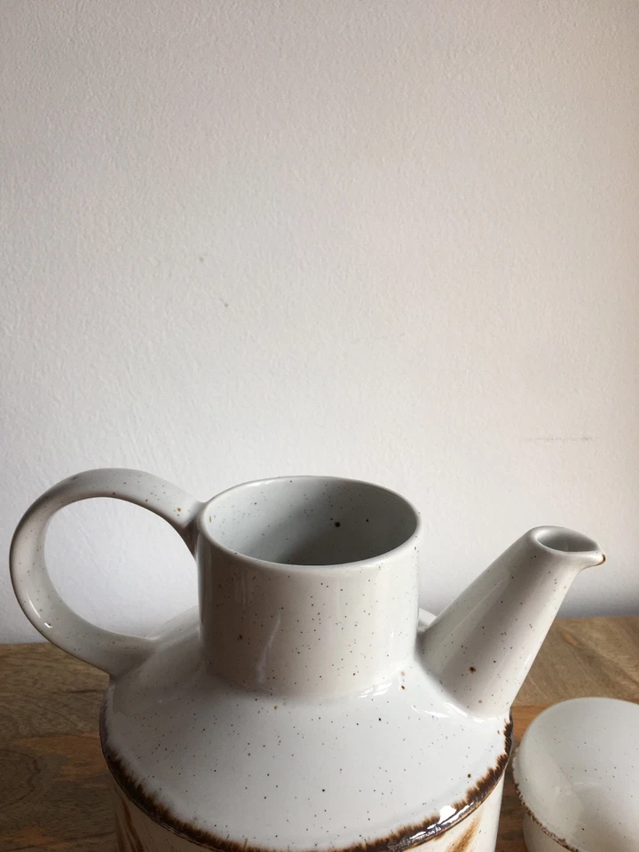 Midwinter vintage staffordshire Stonehenge Wild Oats Tea Coffee pot 21 cm tall - Image 4 of 4