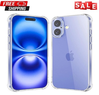 Hülle für iPhone 17 17 Air 17 Pro 17 Pro Max 16 15 14 13 12 11 Klar Case Cover