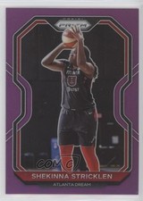 2021 Panini Prizm WNBA Purple Prizm 21/99 Shekinna Stricklen #35 5ya