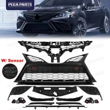 Bumper Grille Trim Radiator Cover Fog Light Fits Toyota Camry SE XSE 2021-2023