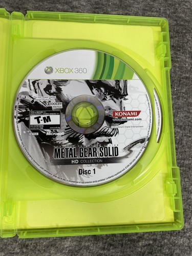 Metal Gear Solid HD Collection Xbox 360 Complete CIB 2 Discs Manual Tested Konam - Picture 4 of 9