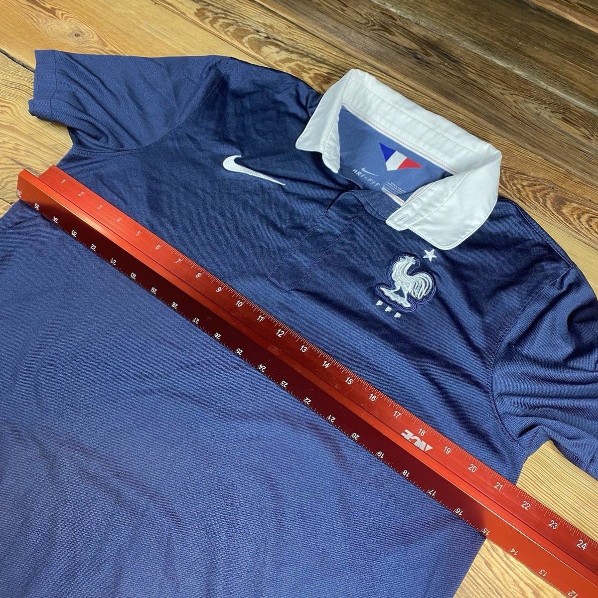 2014-2015 World Cup France Nike Authentic Home Kit Shirt Jersey