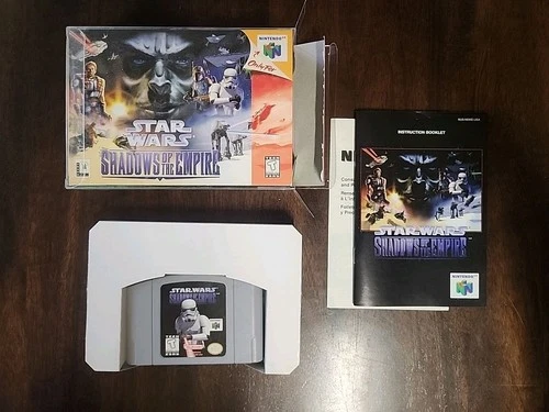 Star Wars Shadows of the Empire N64 CIB Tested And Working Good Nintendo 64 1996