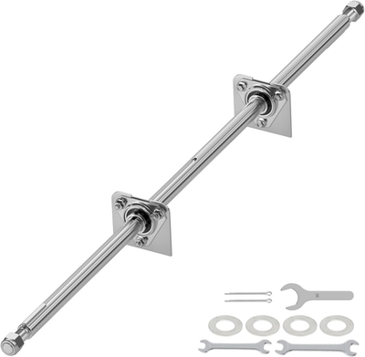 #ad #ad Heavy Duty 44quot; Go Kart Live Axle Kit with Bearings for DIY Projects $123.99