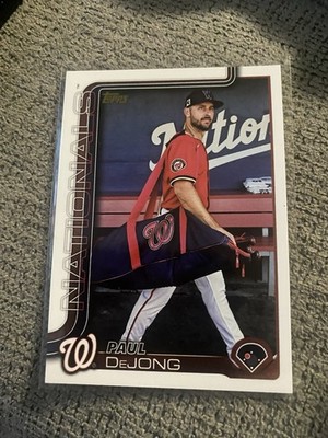Topps 2025 Paul DeJong Golden Mirror Washington Nationals #US101 Baseball Card