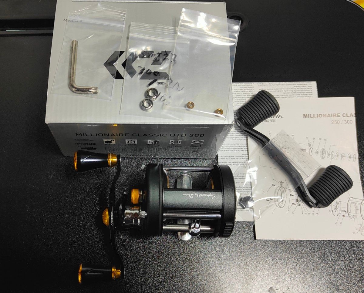 Daiwa Millionaire Classic UTD 300 Baitcasting Reel Fishing T