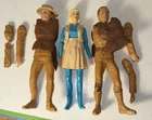 VTG  Marx 1960's Johnny Jane West Daniel Boone Action Figure Cowboy Western Lot
