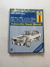 Amc Gremlin Hornet 1970-1983 Shop Service Repair Manual Wiring Diagrams Engine