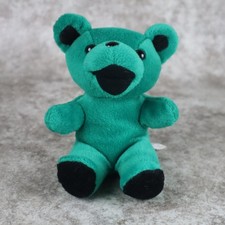 VTG 90s Grateful Dead Dancing Bear Plush Green Black Steven Smith 6"