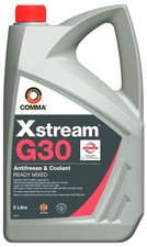 Comma Xstream G30 Antifreeze & Coolant - Ready To Use - 5 Litre