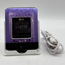 LG Lotus LX600 Floral Purple Cell Phone for Sprint - TESTED AND WORKING C1:3 