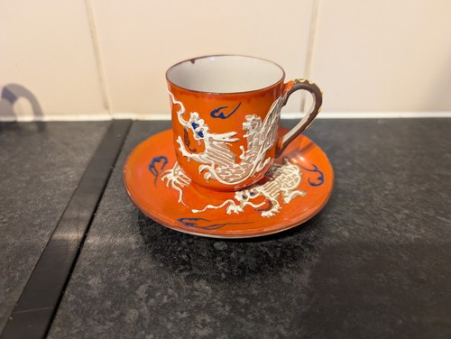 Early 20th Century Japanese Dragon Part Tea Set - Picture 9 of 11