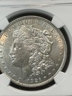 1921 morgan silver dollar UNC Details Cleaned — photo 2
