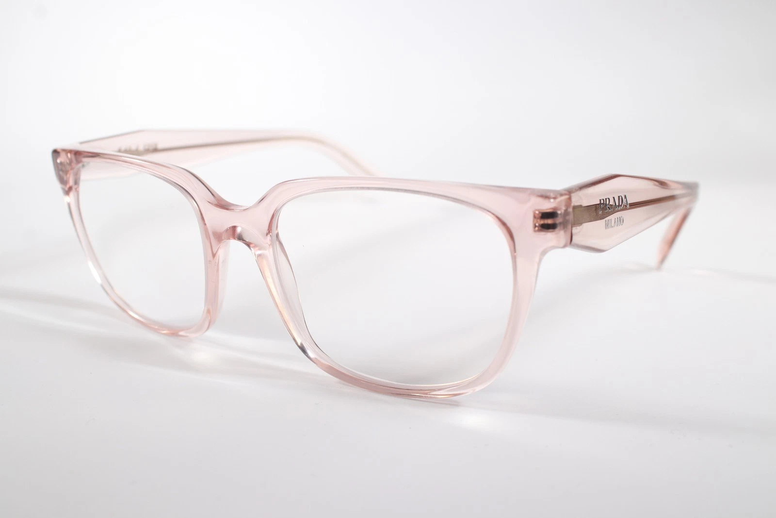 Prada Eyeglasses VPR 177 Women Pink Full Rim Plastic Eyewear Glasses Frames