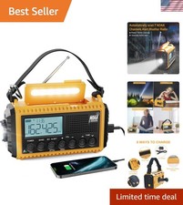Multi-Functional Emergency Radio with Flashlight - NOAA Alert and USB Charging