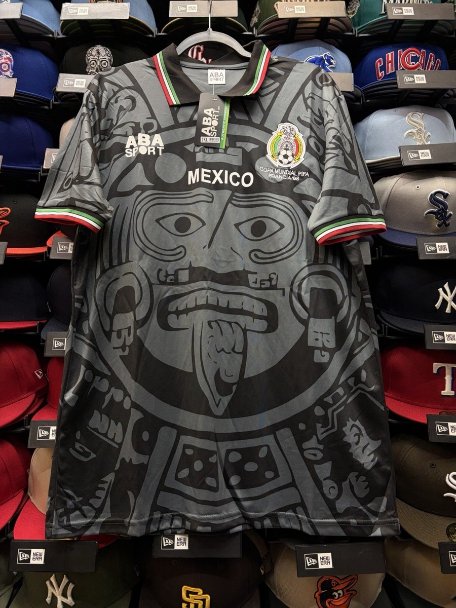 Mexico National Team Black Retro 1998 Jersey (Sz 2XL) | eBay