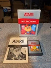 Atari 2600 Miss Ms Pac-Man Pacman Complete In Box CIB Tested Combine Ship