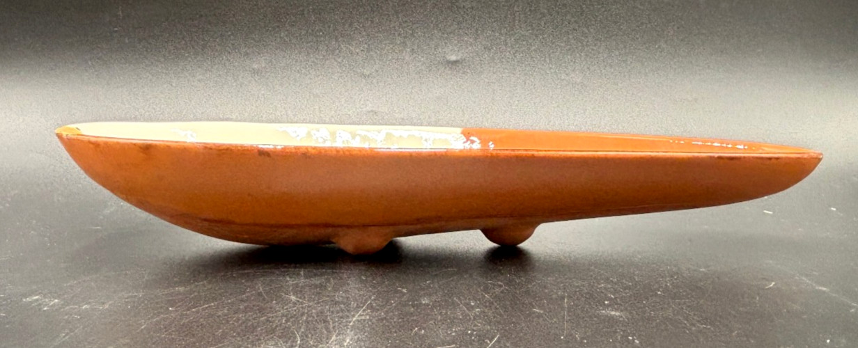 MCM Vintage 2 EDMUND RONAKY WORRY BIRDS DISHES Jaru California 1950s Large