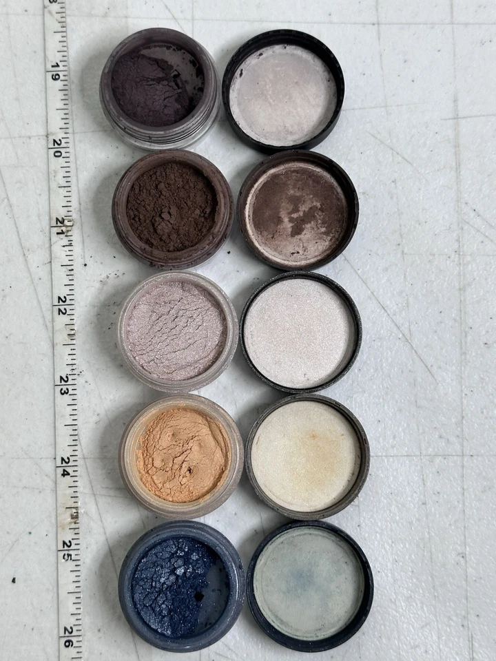 BareMinerals Loose Mineral Eyeshadow Lot 5 Dragonfly Nude Beach Mango Smoothie - Image 2 of 4