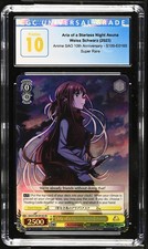Weiss Schwarz GRADED Aria Night Asuna S99-E054 SAO SR PRISTINE 10 CGC