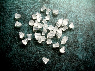 200 pc Earring Soft Backs Stoppers Replacement for Studs or Secure Hook Earring