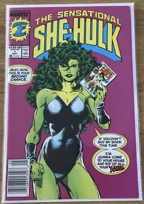 Sensational She-Hulk #1 (Marvel Comics 1989) Newsstand Nice John Byrne NM