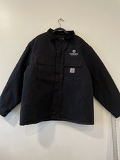 Carhartt Firm Duck Insulated Loose Fit Traditional Coat C0003 Black Mens XL
