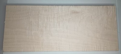  Figured CURLY MAPLE  1 3/16 '' X 9 3/16 '' X 22 3/8'' GUITAR,LUTHIER, CRAFT #178