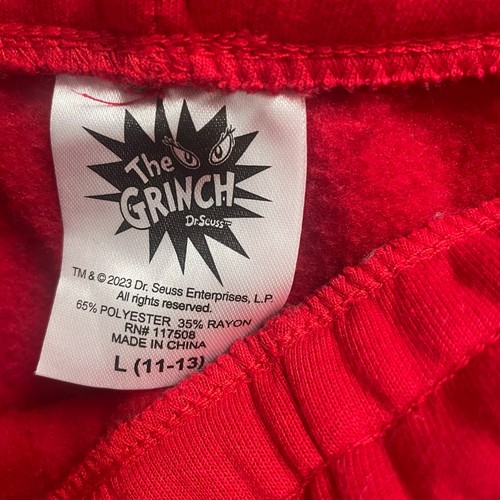 Grinch Sweatpants Jogginghose Damen Junior Large Weihnachten Urlaub bequem Lounge - Bild 4 von 4