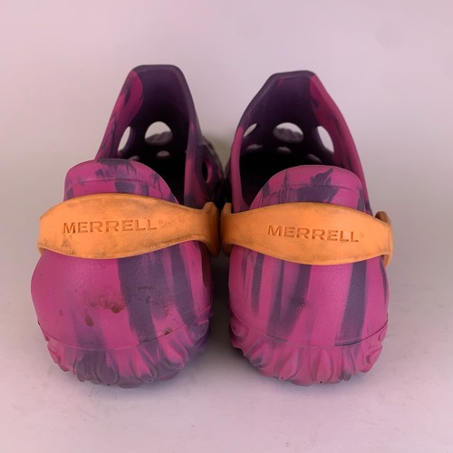 Merrell Youth HYDRO MOC Pink Purple Rubber Water Shoes Sandals Slip On Size 7 - Picture 6 of 14