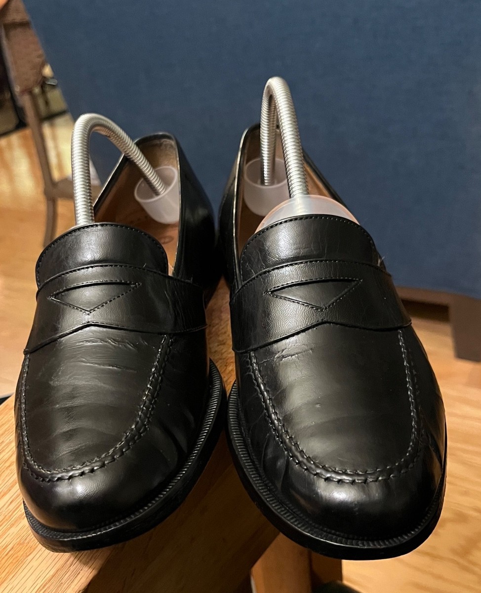Magnanni Mens Black Penny Loafers 8.5M Slip On Dressy | eBay