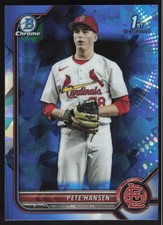 2022 Bowman Draft Sapphire Edition #BDC-176 Pete Hansen