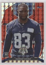 2022 Panini Mosaic Rookies Red Mosaic Prizm Dareke Young #349 0t6o