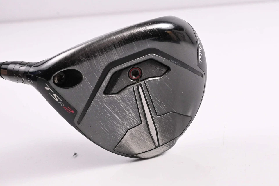 Left Hand Titleist TSR2 #3 Wood / 15 Degree / X-Flex HZRDUS Smoke Black 70 Shaft - Image 2 of 4