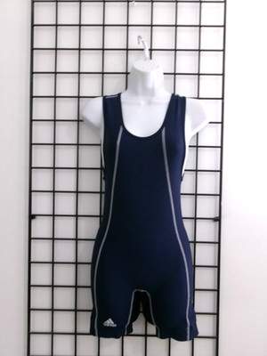 ADIDAS    SIZE XS==NAVY BLUE / ADIZERO COMPETITION ONE PIECE BATHING SUIT