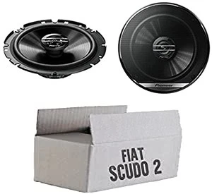 Pioneer Haut-Parleur pour Fiat Scudo 2 Boxe 2-Wege Coaxial Devant Porte Voiture - Photo 1/4