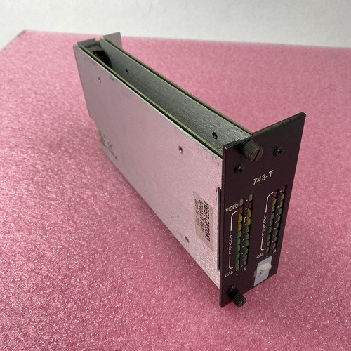 GE Security Fiber Options B743AVT-RSTL Digital Audio/Video Transmitter