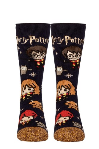 Kids Harry Potter Thermal Socks Patterned 1.6 TOG Lite SOCKSHOP Heat Holders 1PK - Picture 11 of 12