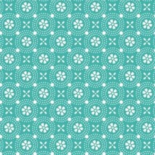 KimberBell Basics By Maywood Studio -  Aqua Dotted Circles  8241-Q