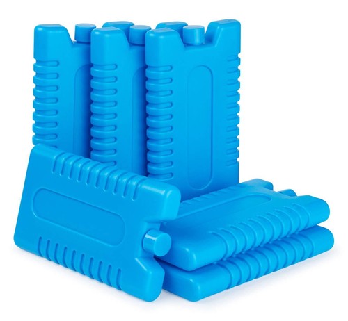 Ice Packs for Lunch Box 6 Pack Reusable Freezer Ice Blocks Ice Cooler Blocks ...
