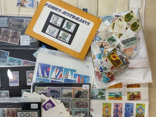 World/GB stamp sorting box - SG, world + GB kings packs, covers etc 1.8kg #w35 - Picture 19 of 23