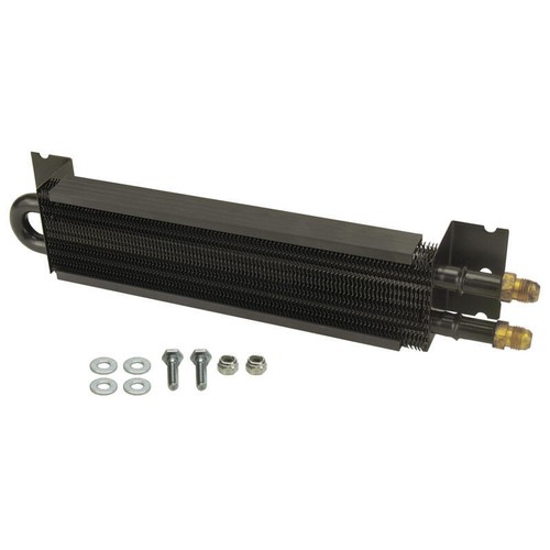 Derale Transmission Oil Cooler 13223; Frame Rail 13.625"x 2.625" 2 Pass