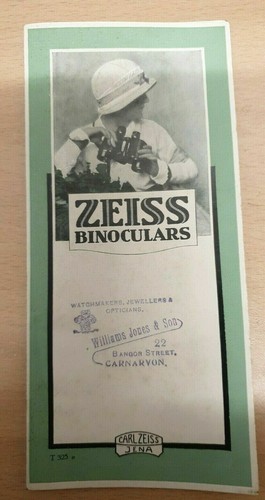 4 Vintage Carl Zeiss Flugblätter 1925 Turmon Tasche Monokular Galan Fernglas - Bild 10 von 12