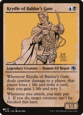 mtg baldurs gate card list Commander Legends: Battle for Baldur's Illustrated by Sergey Glushakov. mtg baldur's gate cards card